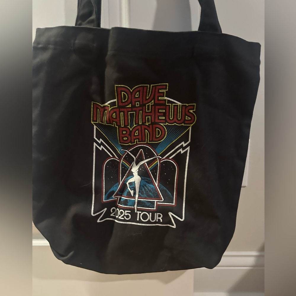 2025 Black Dave Matthews Band Tote Bag